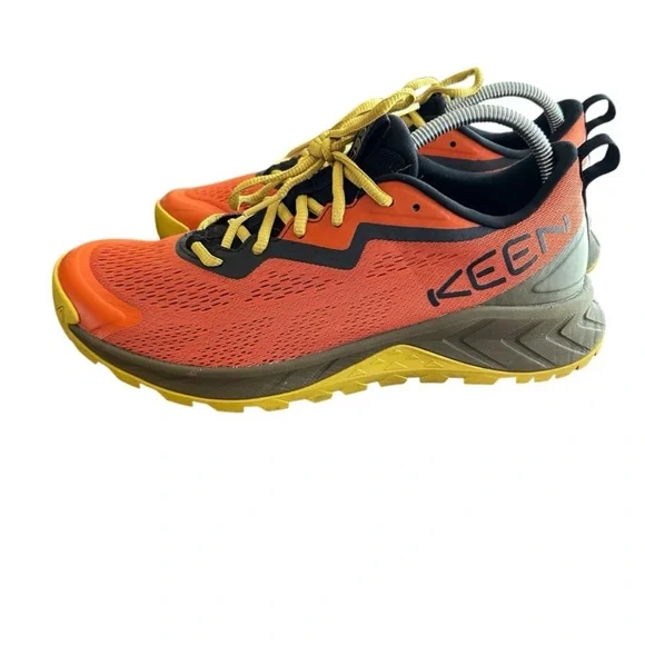 KEEN Versacore Speed Bright Gold Flame Antique Moss Hiking Trail shoes size 9.5 - Picture 4 of 15